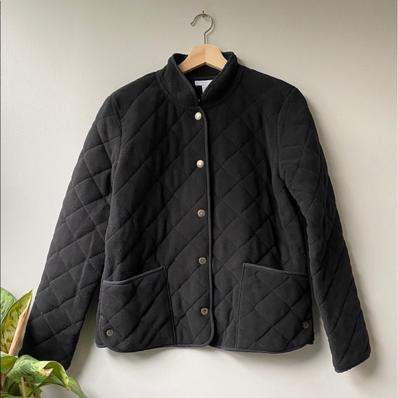 Charter Club Jackets & Blazers - Charter Club Black Quilted Jacket